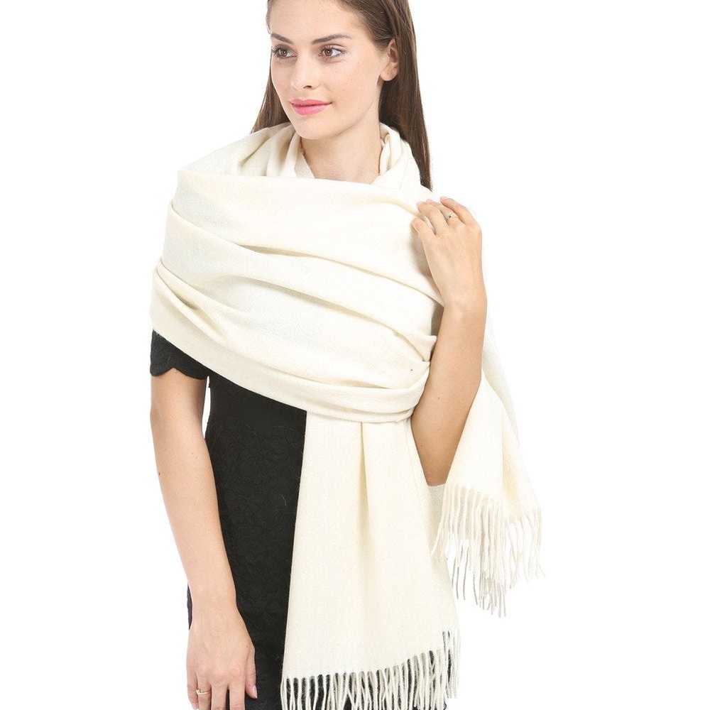 Elegant Cream Shawl